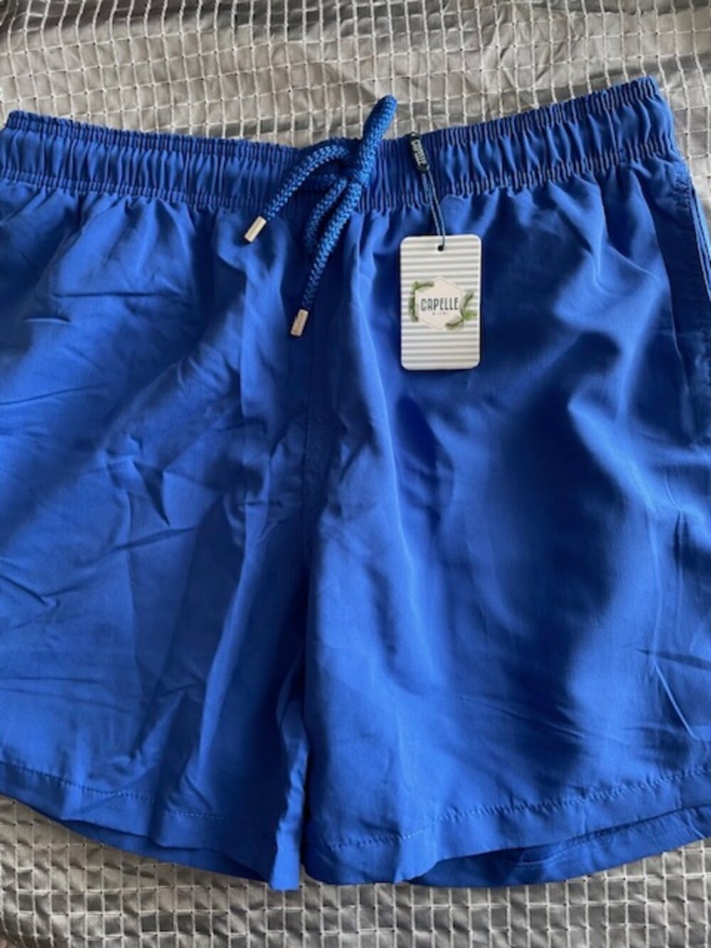 Capelle swimsuit with a compression shorts as liner underneath NEW size L